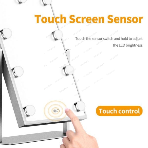 touch light bulbs for hollywood mirror